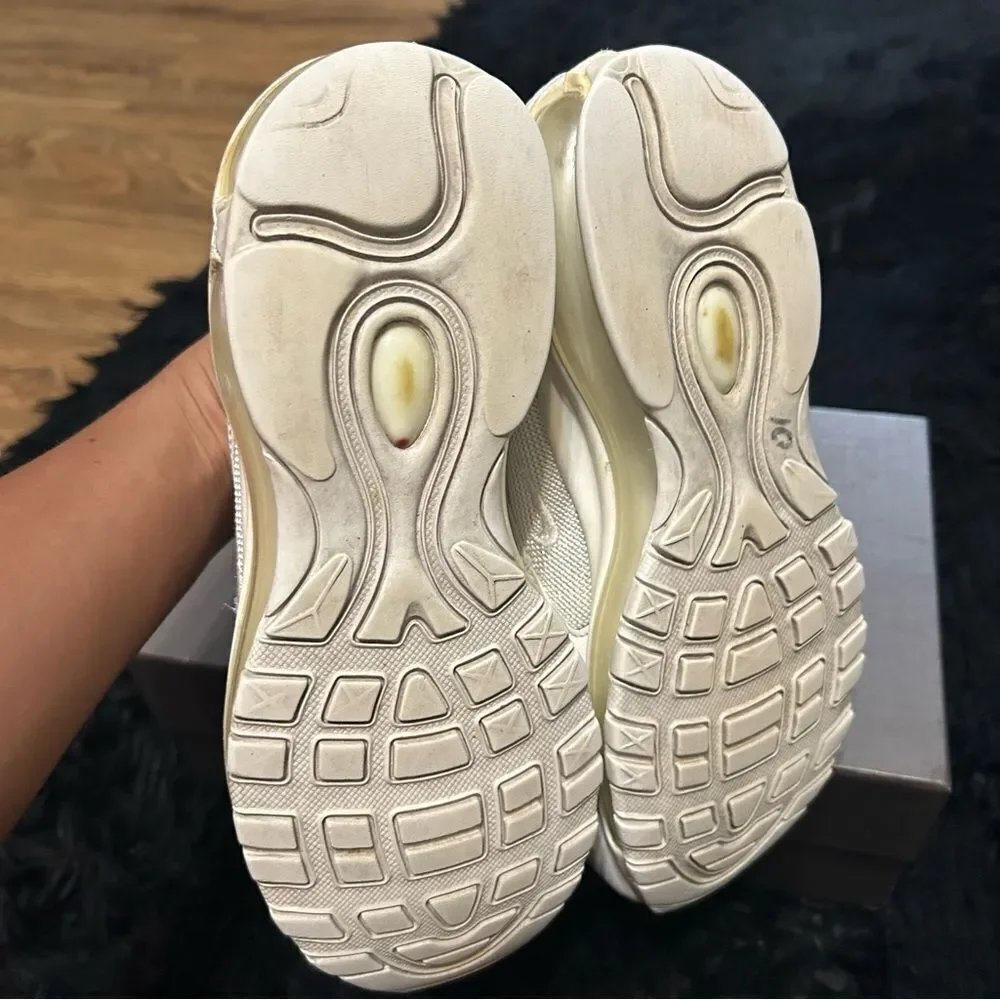 NIKE Air Max 97 white lace up shoes sneakers women’s 7.5